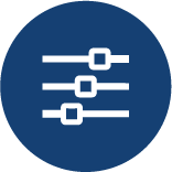 Three lines illustrating alignment, icon Three lines illustrating alignment, icon